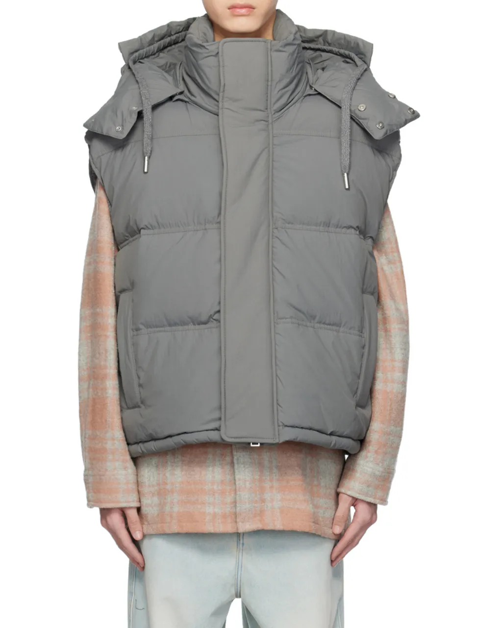 Ami Paris Padded Hooded Gilet