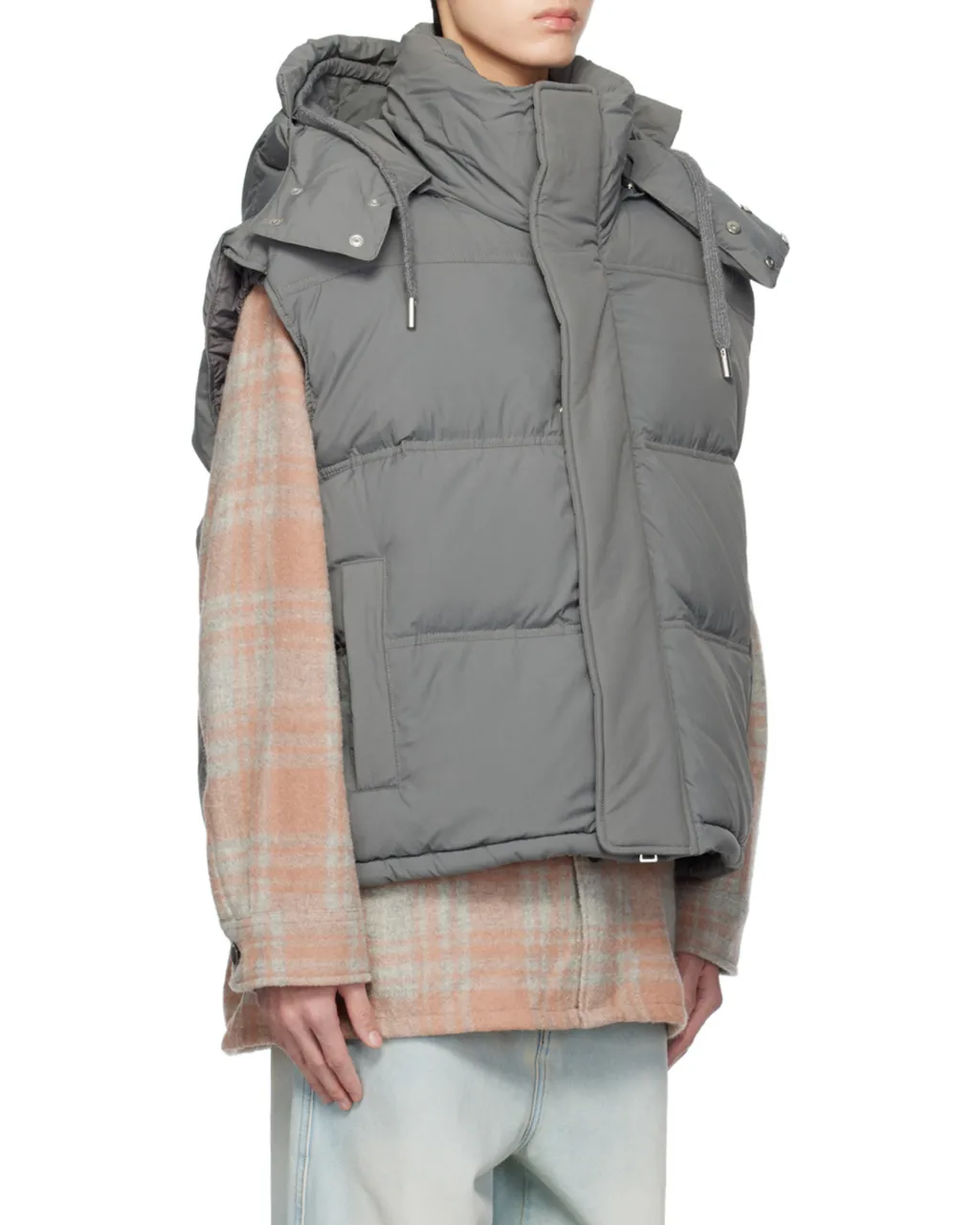 Ami Paris Padded Hooded Gilet