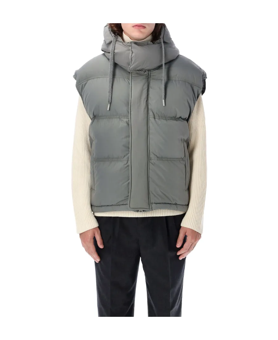 Ami Paris Padded Hooded Gilet
