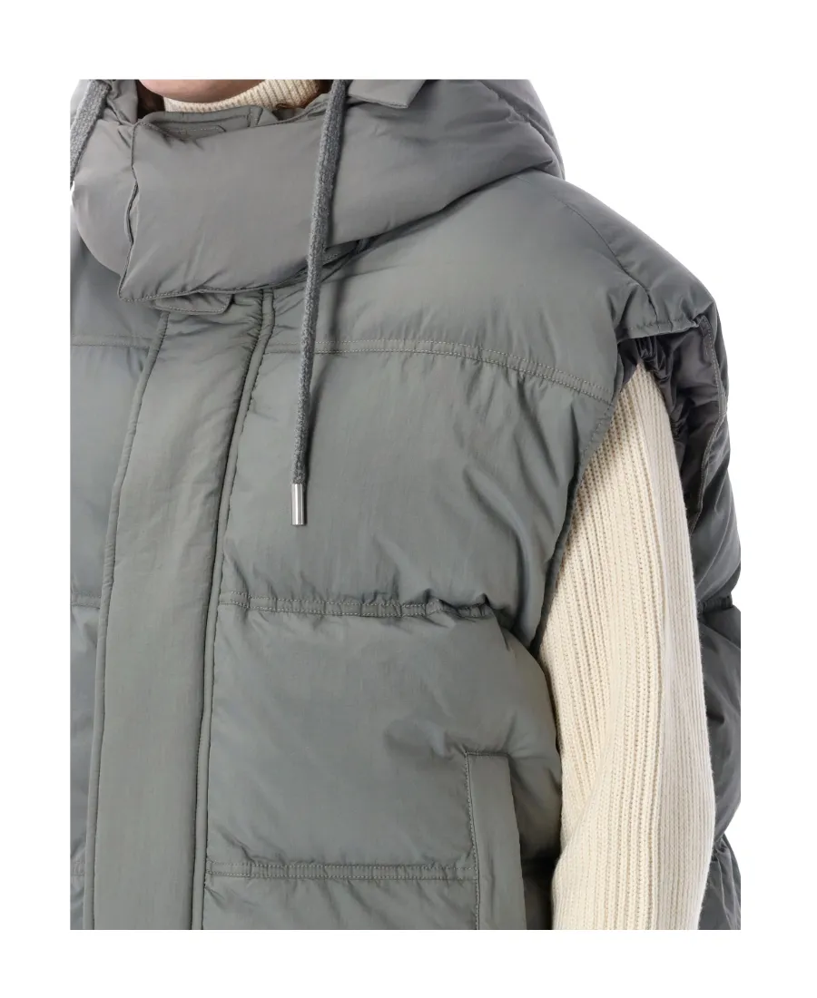 Ami Paris Padded Hooded Gilet