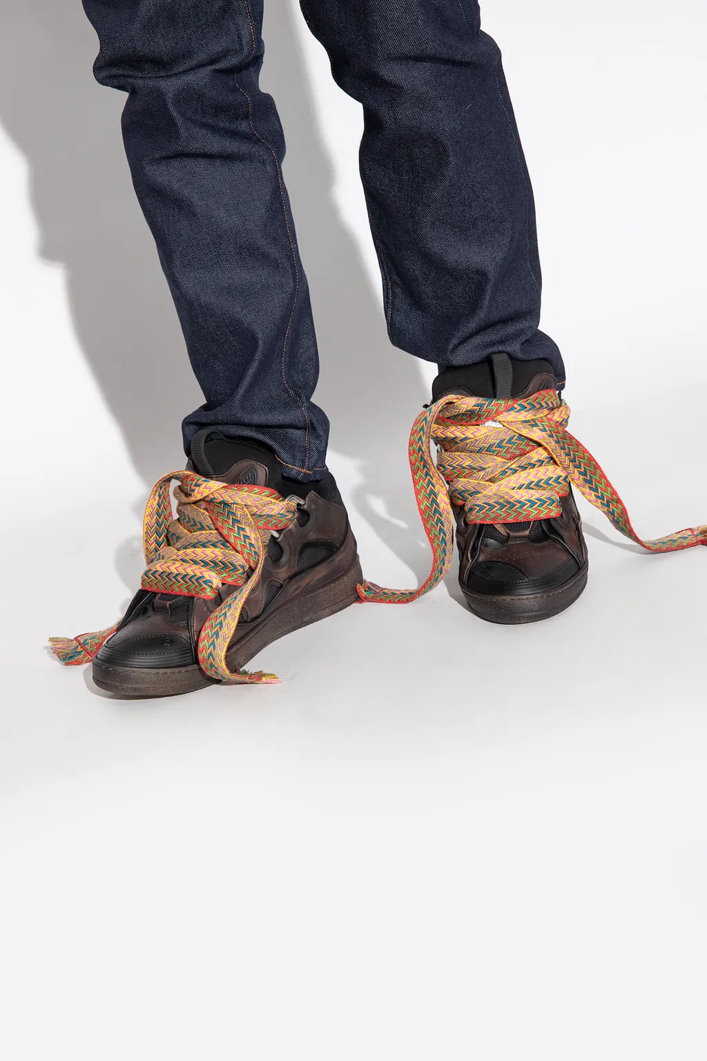 Lanvin Curb Chunky Lace-Up Sneakers