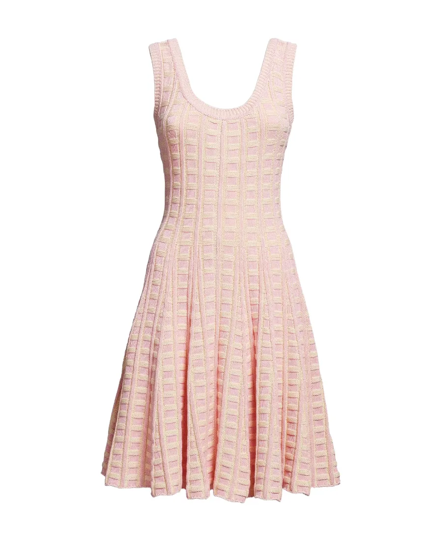 Scoop-Neck Cotton Dress