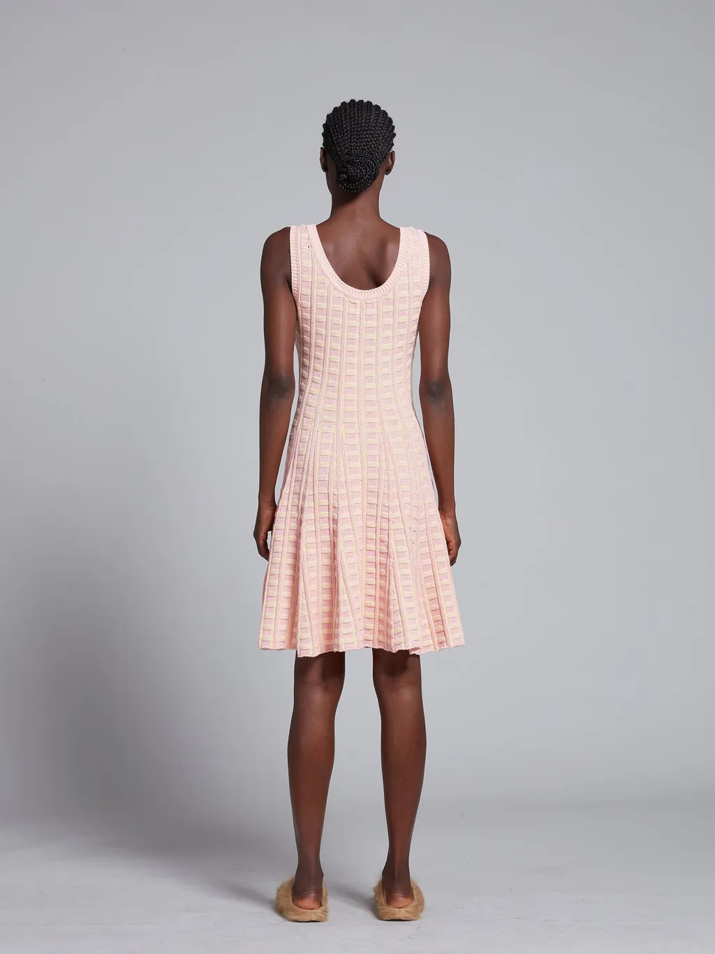 Scoop-Neck Cotton Dress