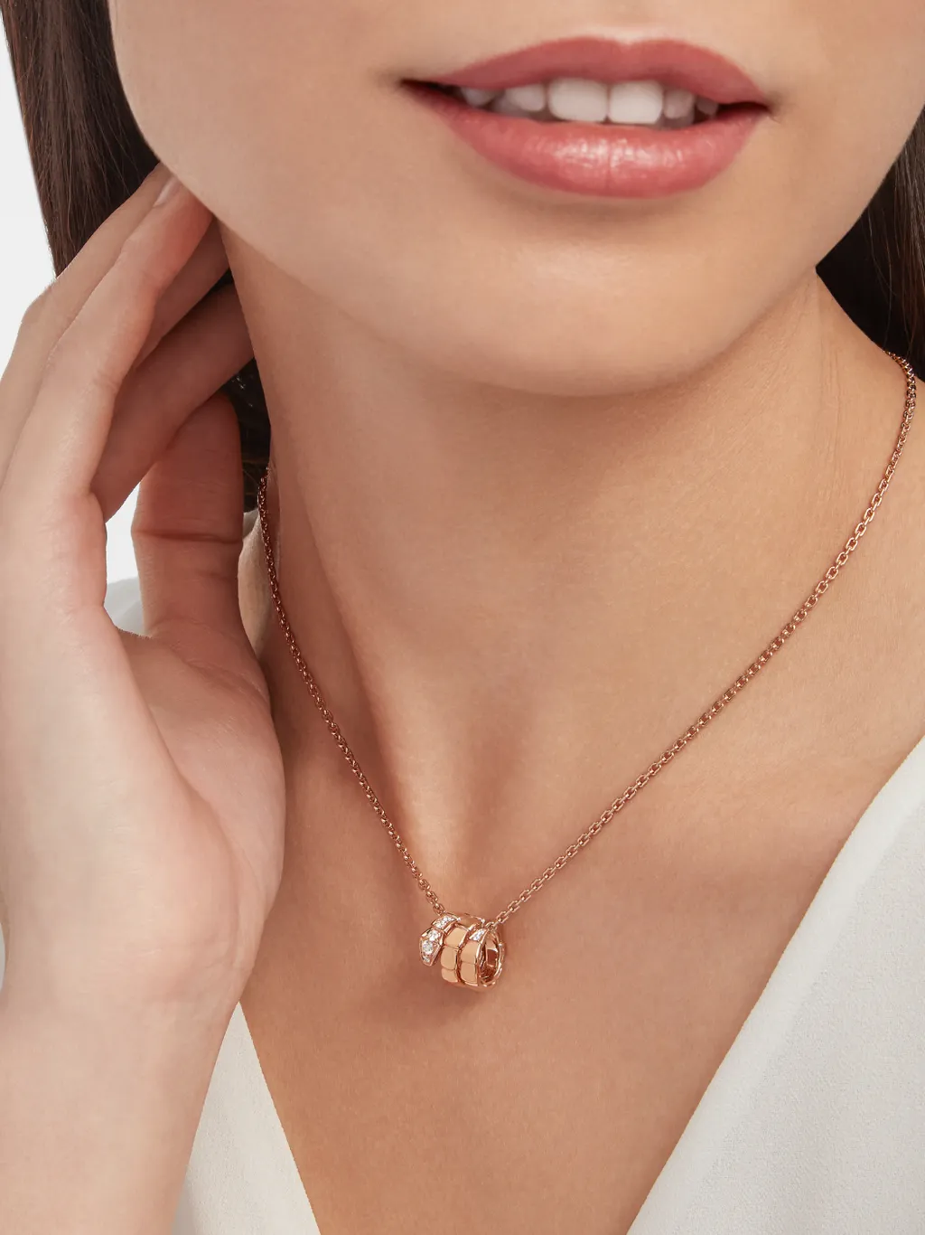 Serpenti Viper Logo Necklace