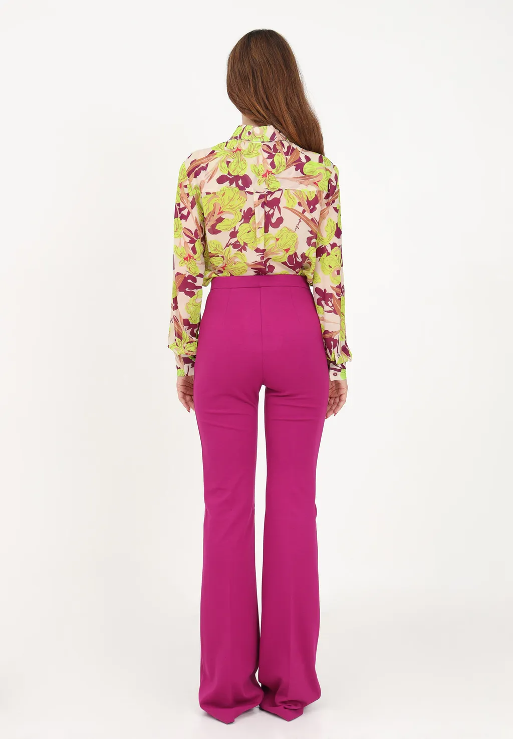 Pinko Pinko High-Waist Flared Trousers