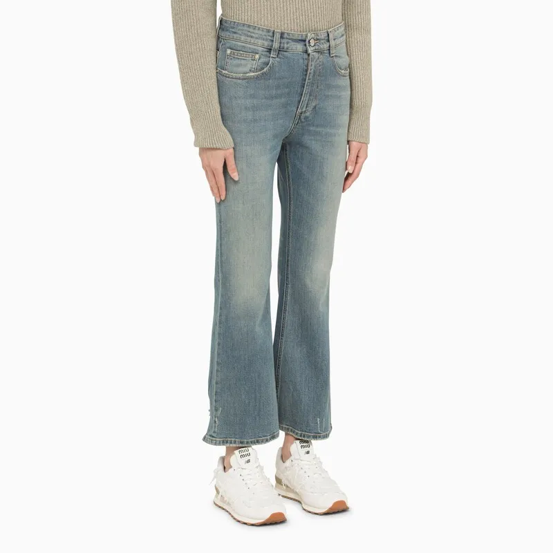 Stella Mccartney Distressed Bootcut Jeans