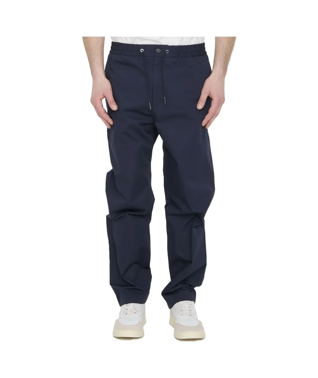 Moncler Logo Patch Drawstring Trousers