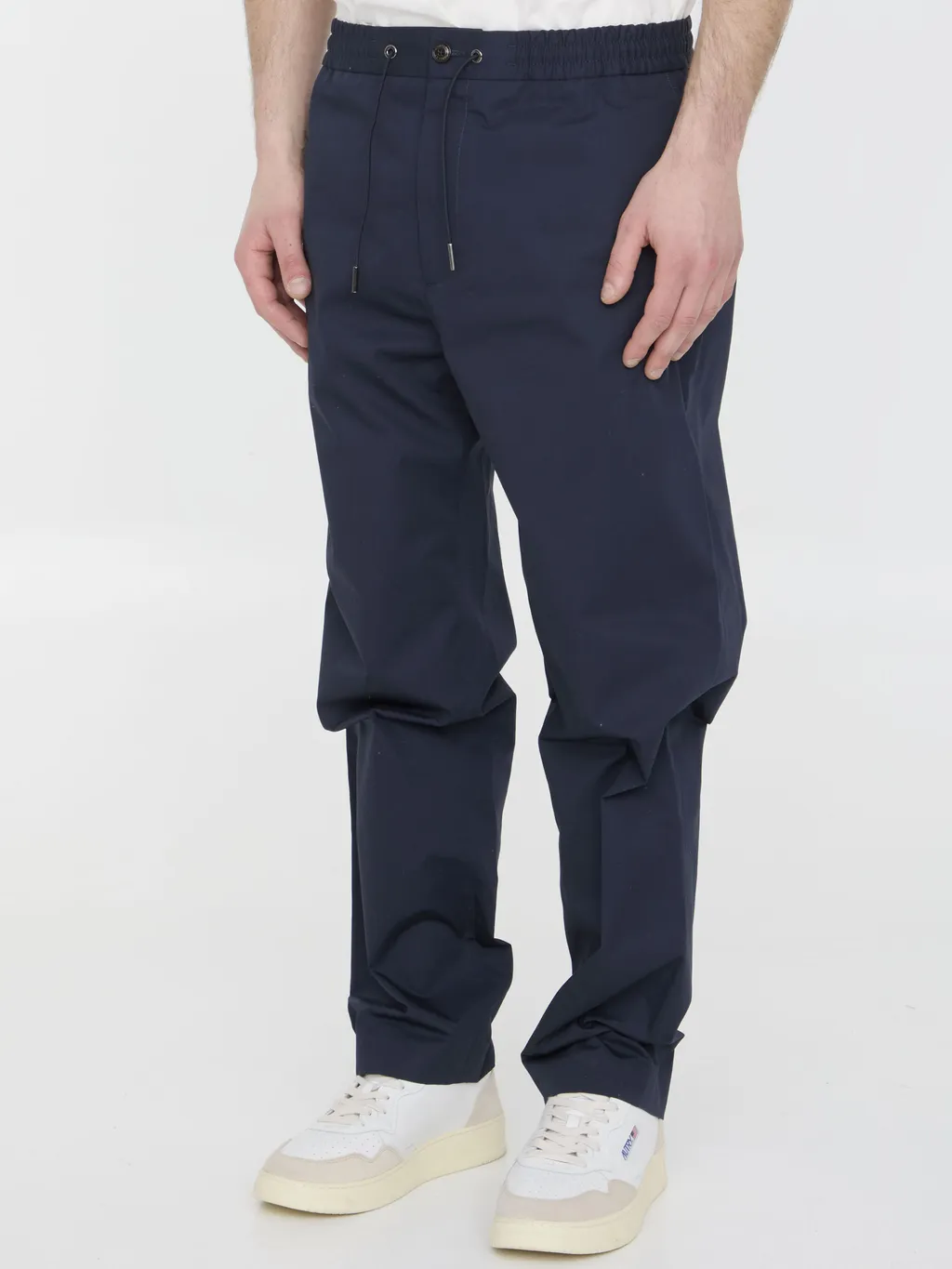 Moncler Logo Patch Drawstring Trousers