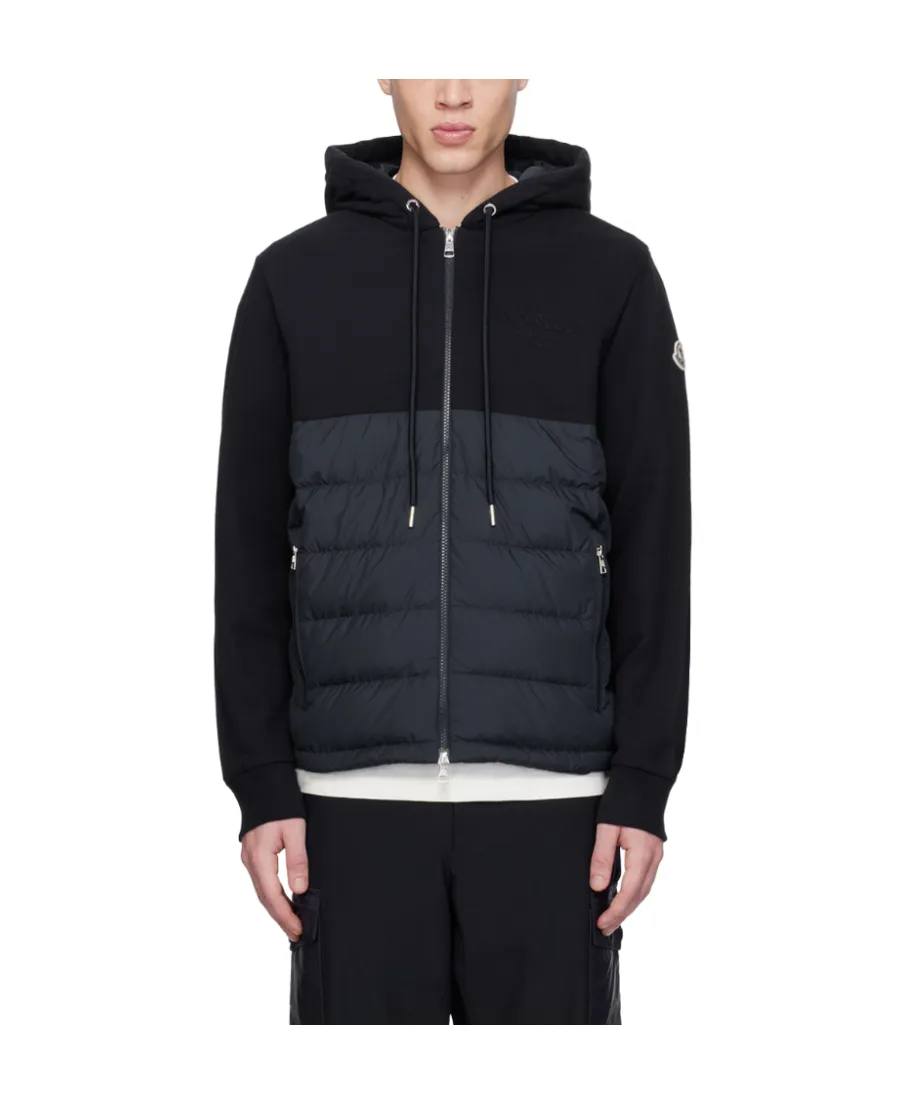 Moncler Logo Embroidered Padded Hoodie