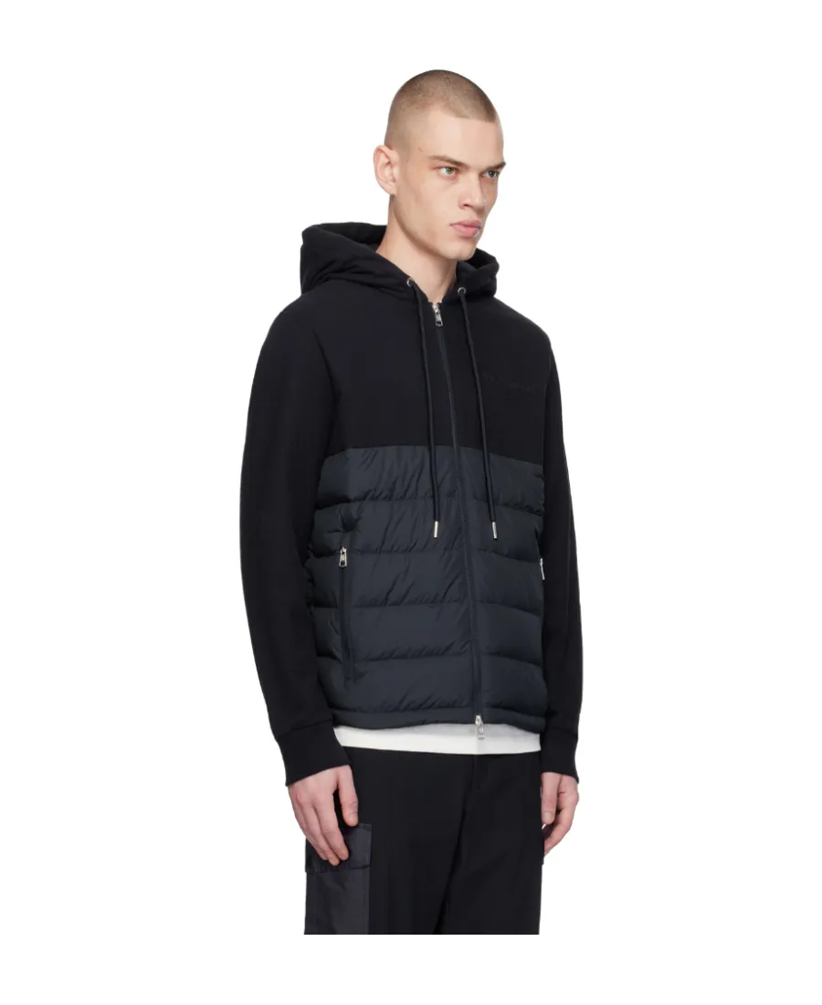 Moncler Logo Embroidered Padded Hoodie