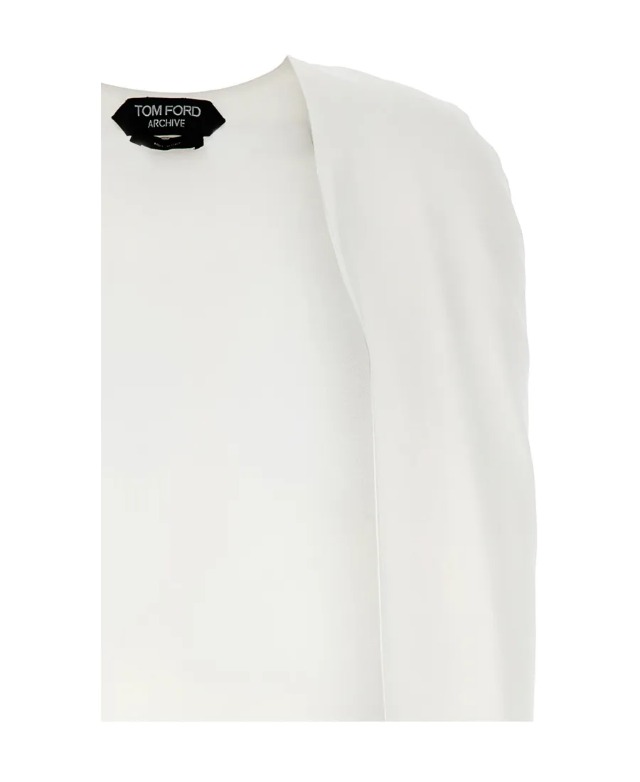 Tom Ford Open-Front Evening Cape