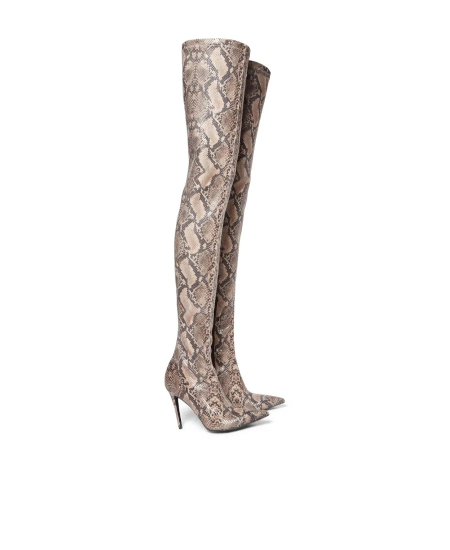 Stella Mccartney Pointed Toe Thigh-Length Boots