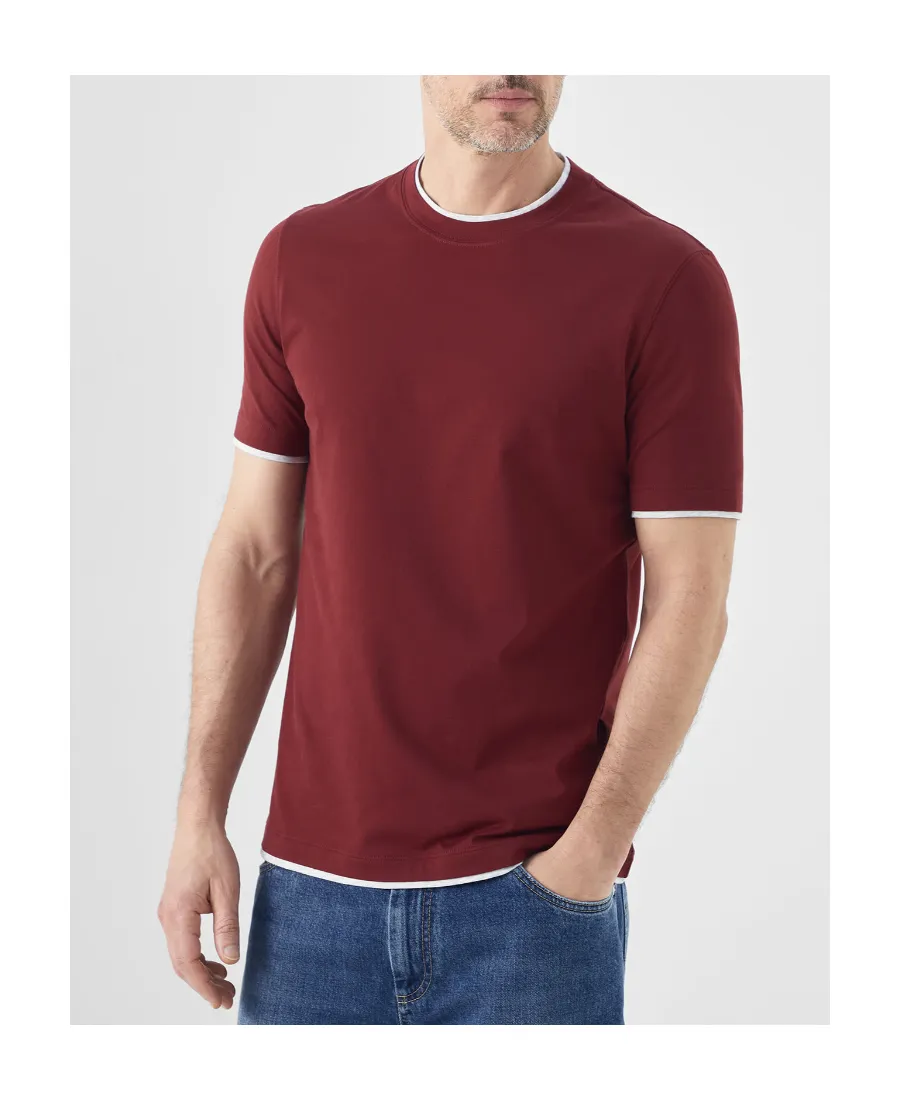 Crew-Neck Cotton T-Shirt