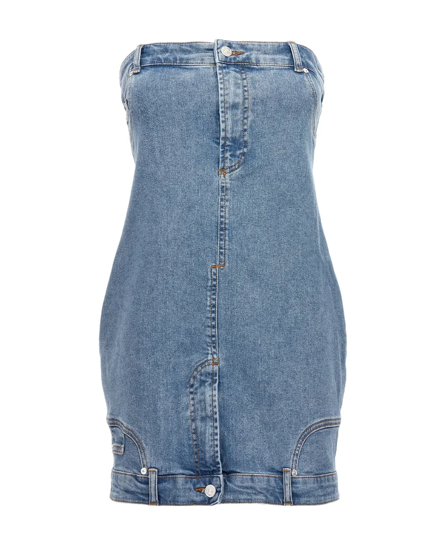 A Dress With Chest Buttons