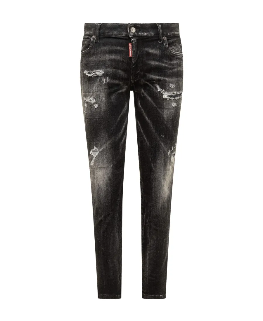 Dsquared2 Cool Girl Distressed Cropped Jeans