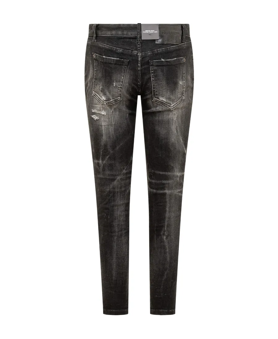 Dsquared2 Cool Girl Distressed Cropped Jeans