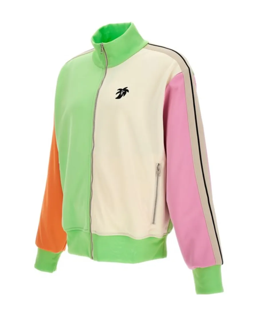 Palm Angels Colourblock Zipped Track Jacket
