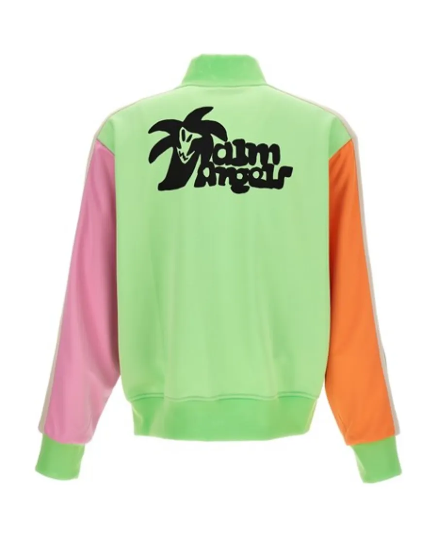 Palm Angels Colourblock Zipped Track Jacket