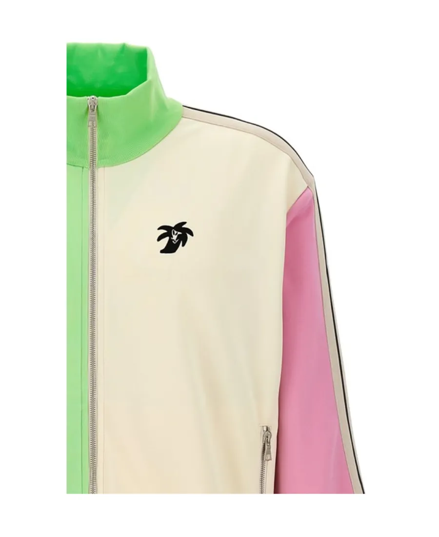 Palm Angels Colourblock Zipped Track Jacket
