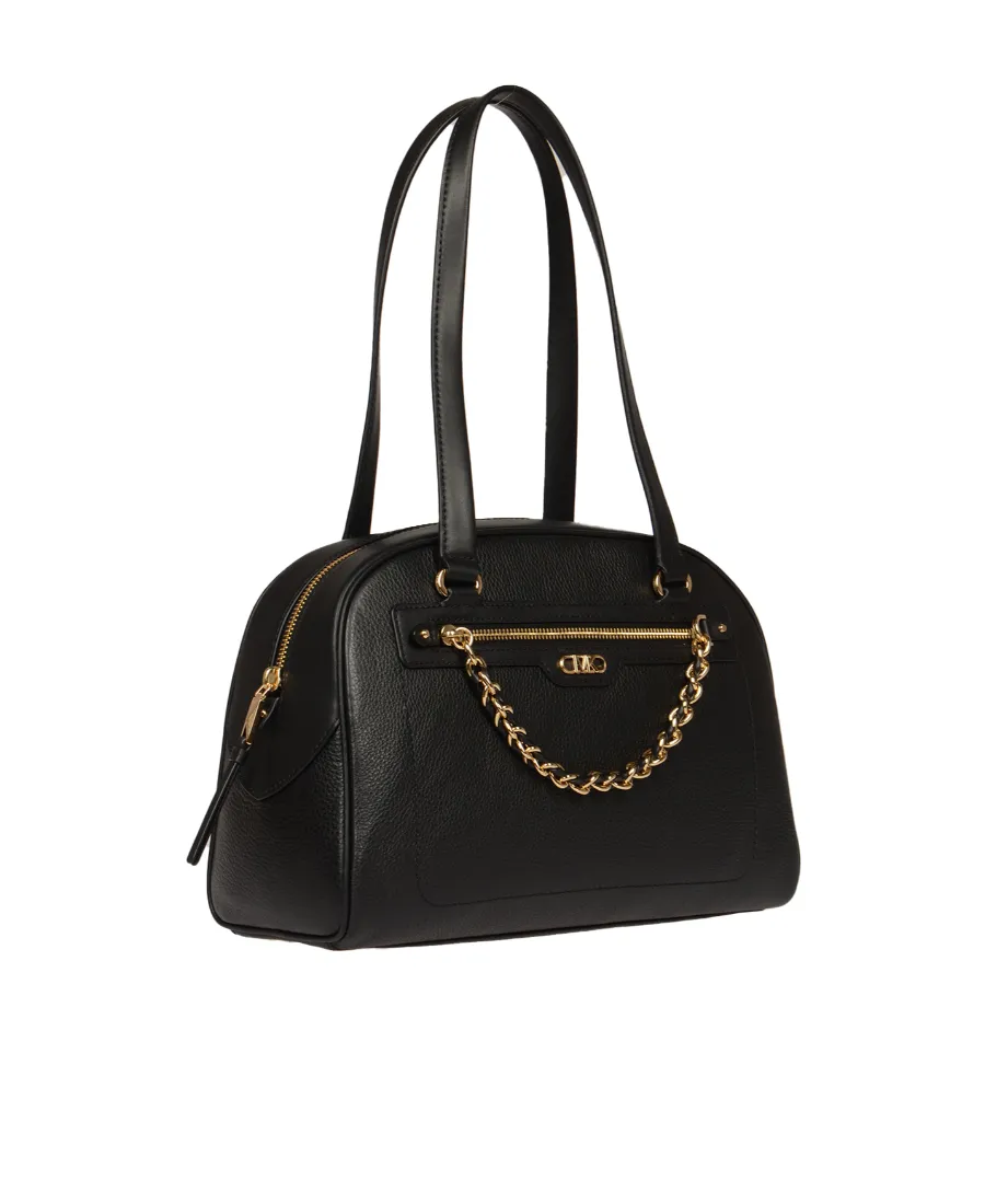 Monogram-Pattern Tote Bag