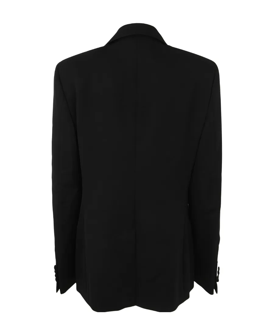 Lanvin Single-Breasted Tuxedo Tailored Blazer