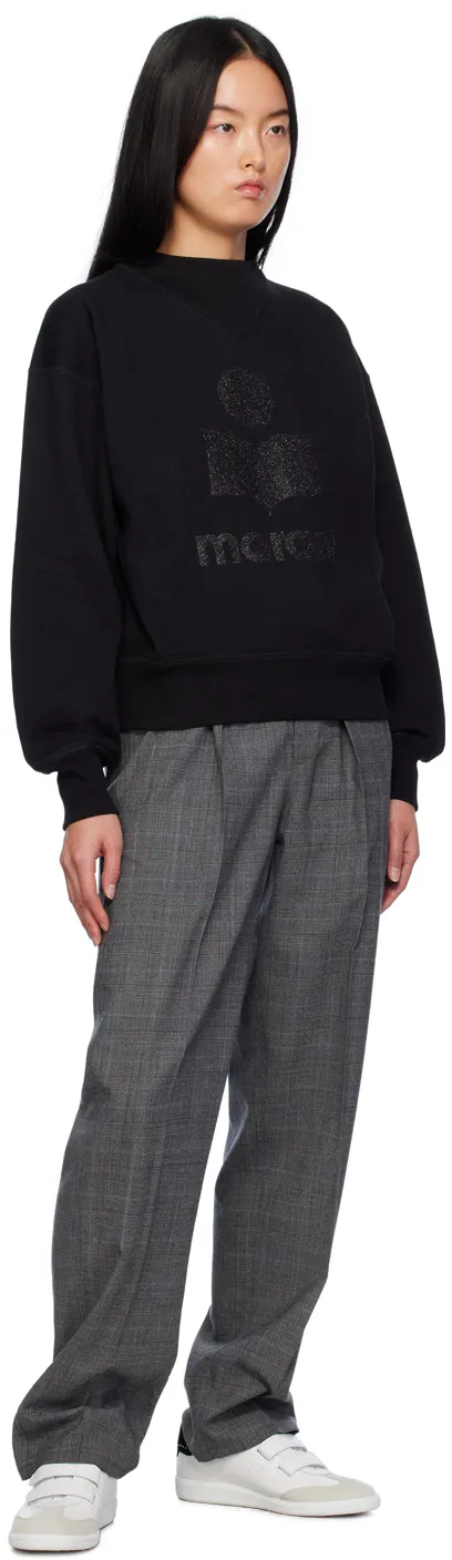 Priska High-Waist Plaid Trousers