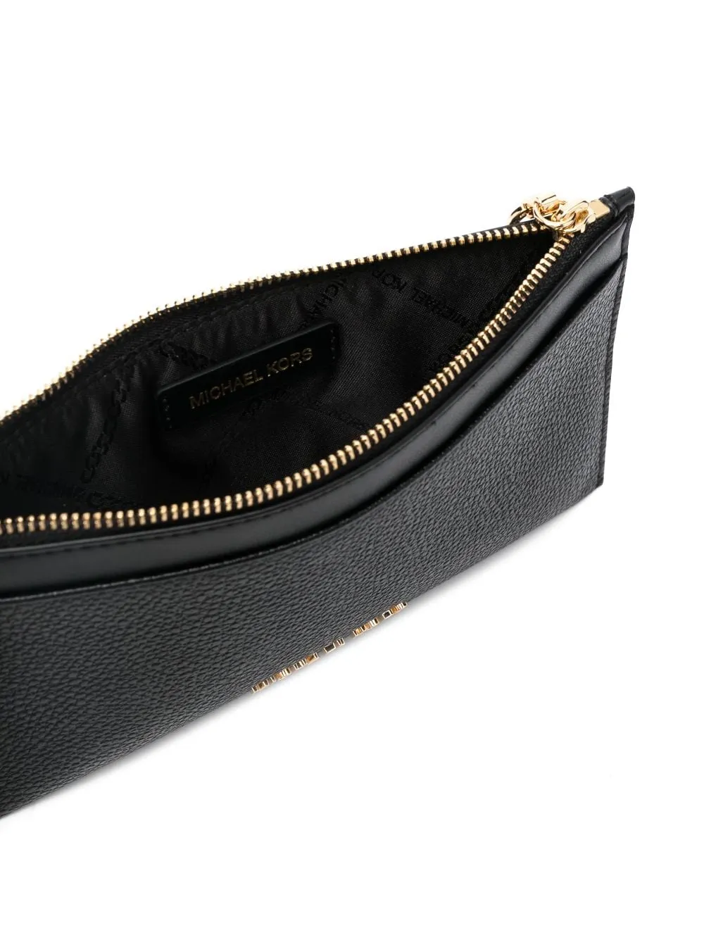 Michael Michael Kors Logo Plaque Zipped Wallet