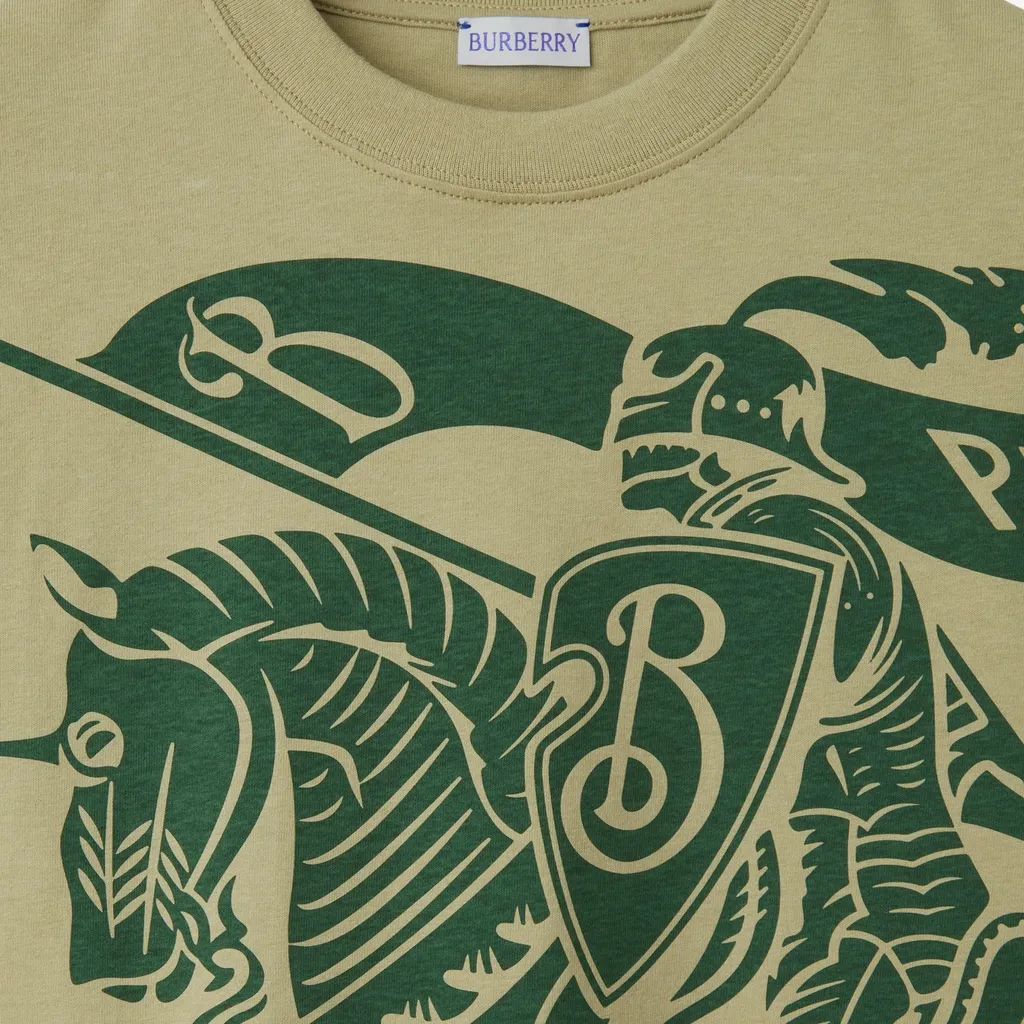Burberry Ekd Printed Crewneck T-Shirt