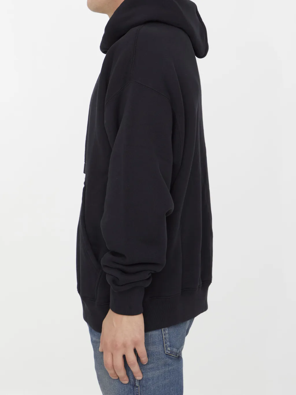 Off-White Logo Printed Drawstring Hoodie