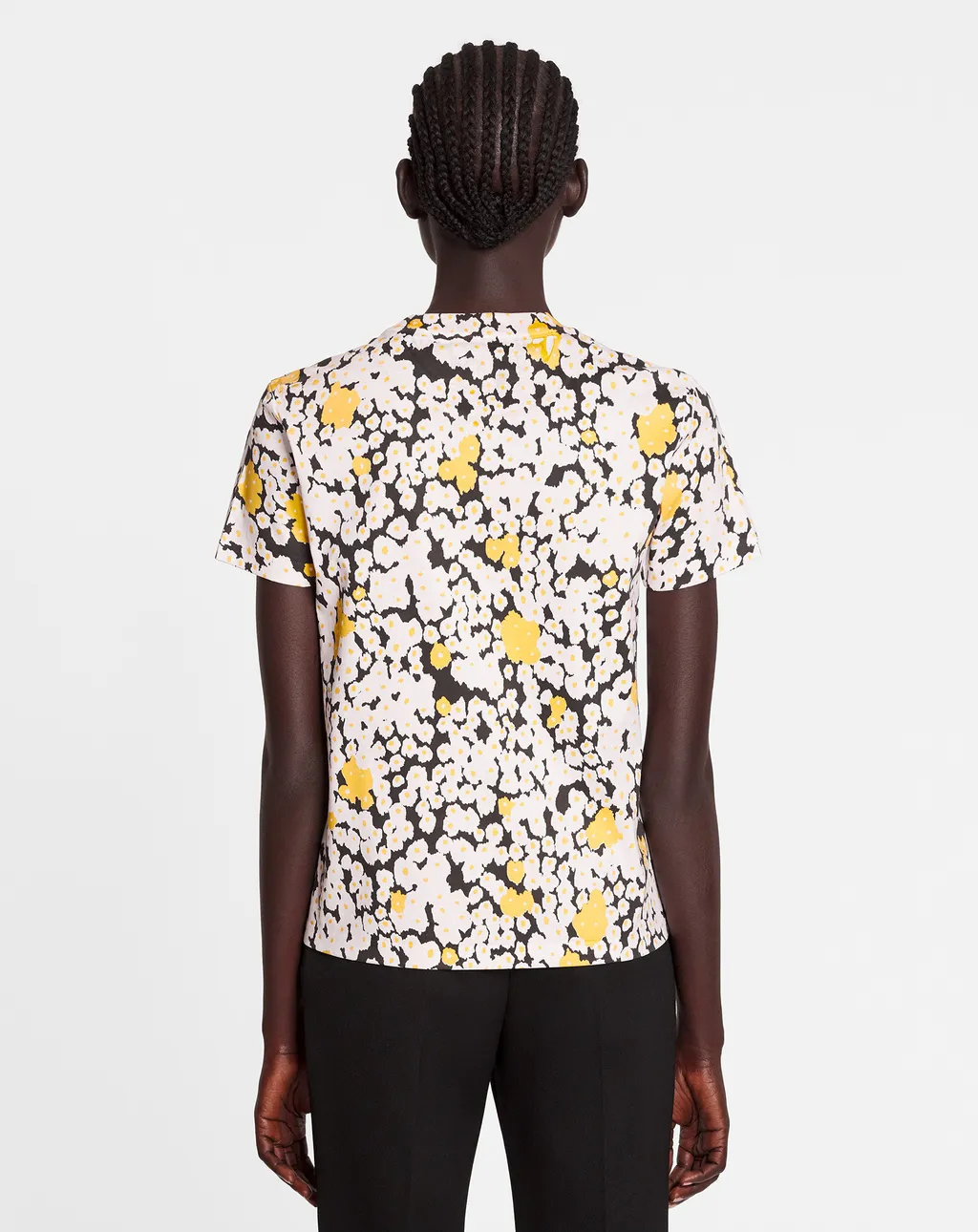 Lanvin Daisy Printed Crewneck T-Shirt
