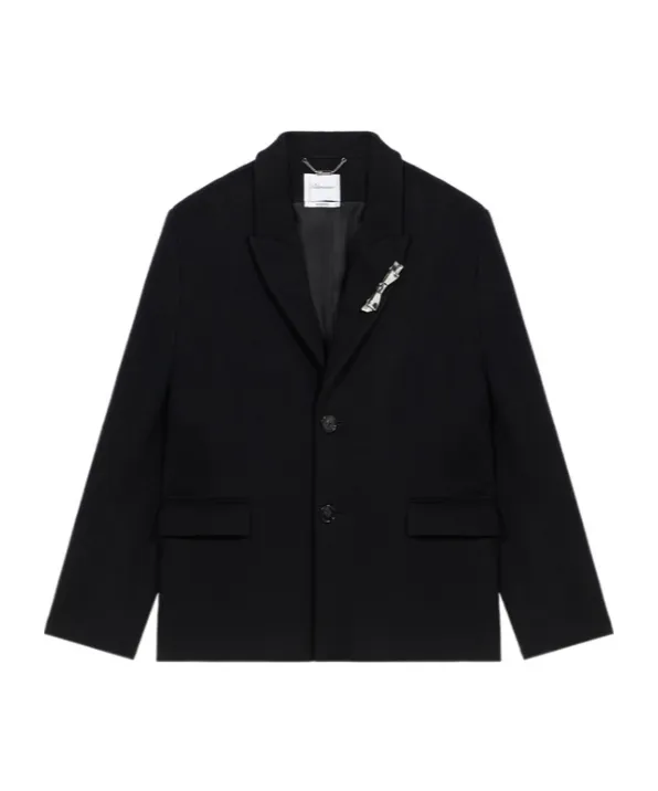 Bijoux-Pin Felted Coat