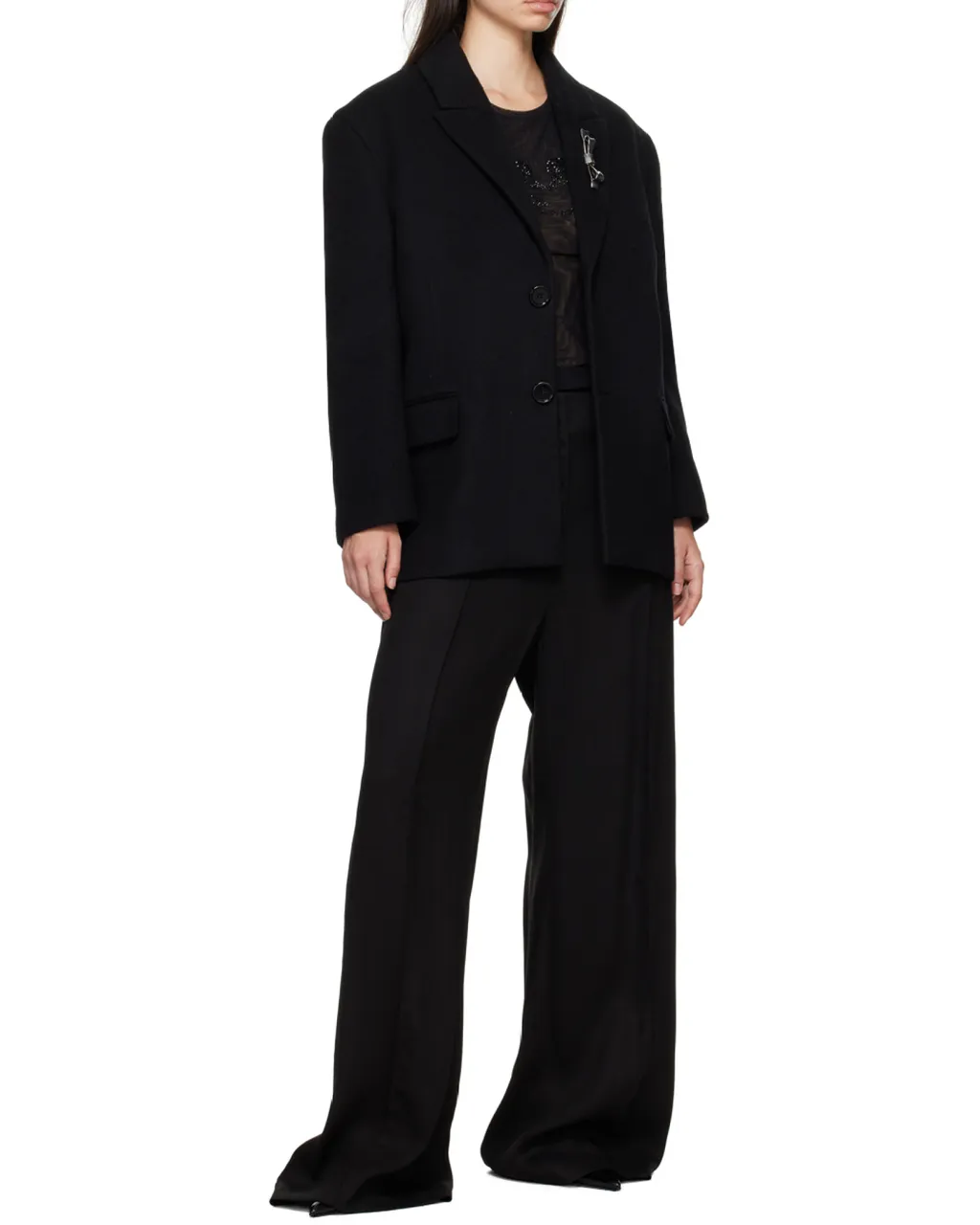 Bijoux-Pin Felted Coat