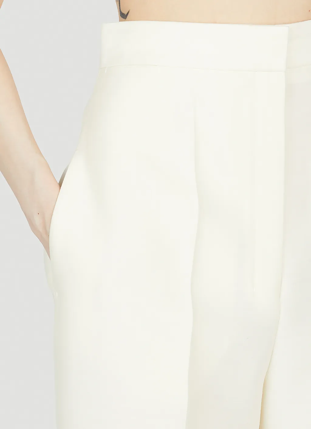 High-Waisted Casual Pants