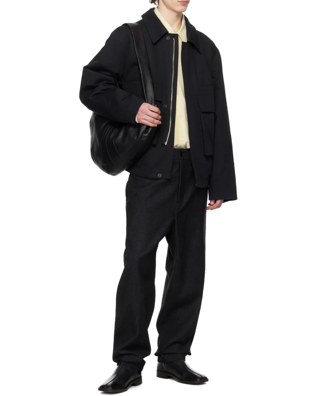 Lemaire Large Croissant Zipped Shoulder Bag