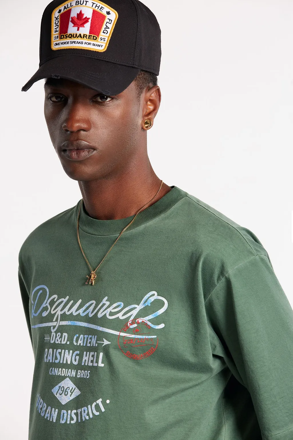 Dsquared2 Logo Printed Crewneck T-Shirt
