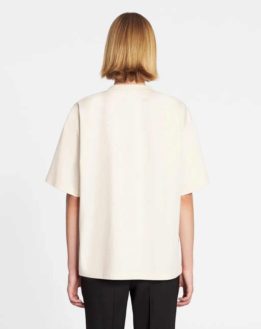 Lanvin Logo Embroidered Crewneck T-Shirt