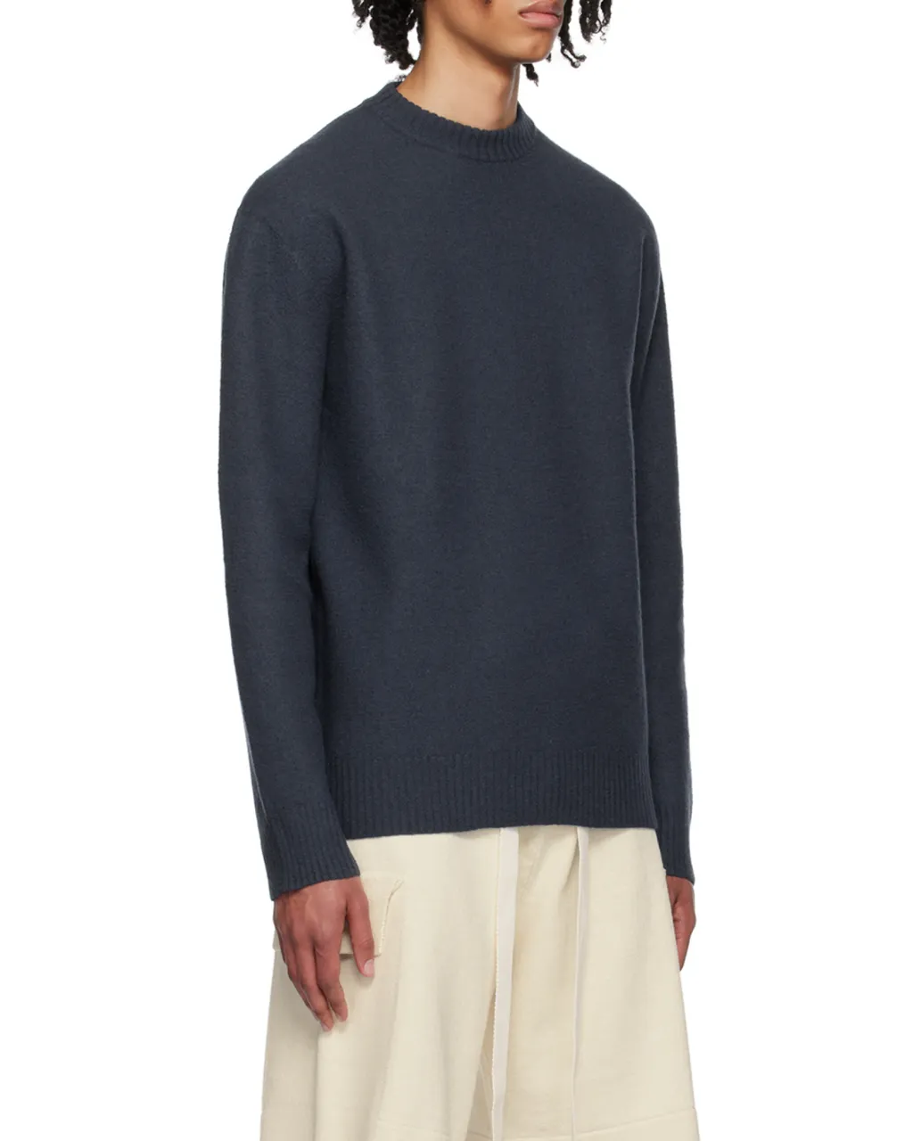 Jil Sander Mock Neck Knitted Jumper