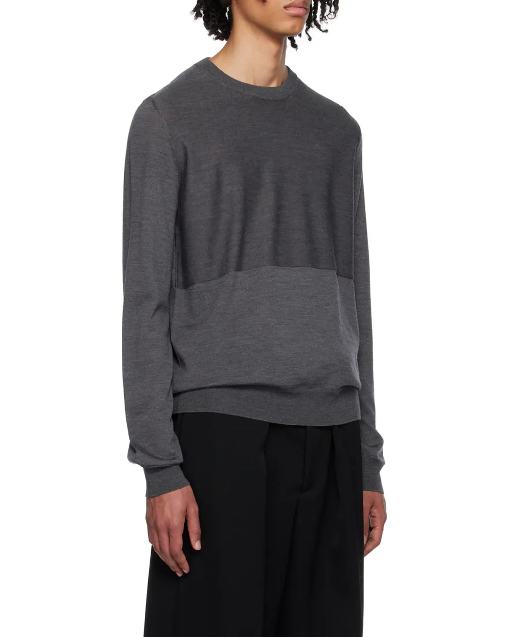 Crew-Neck Wool Sweater