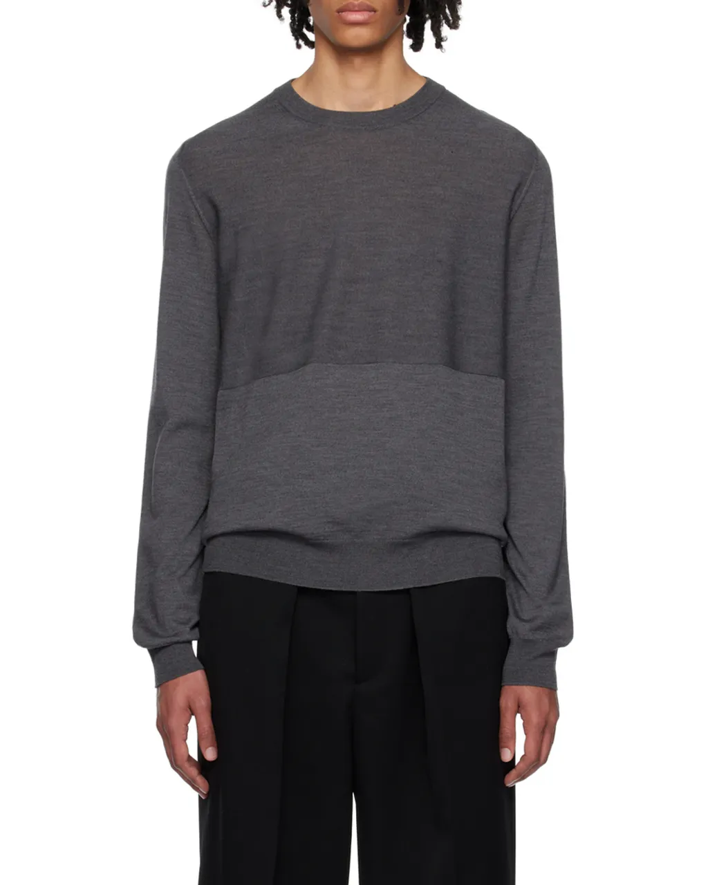 Crew-Neck Wool Sweater