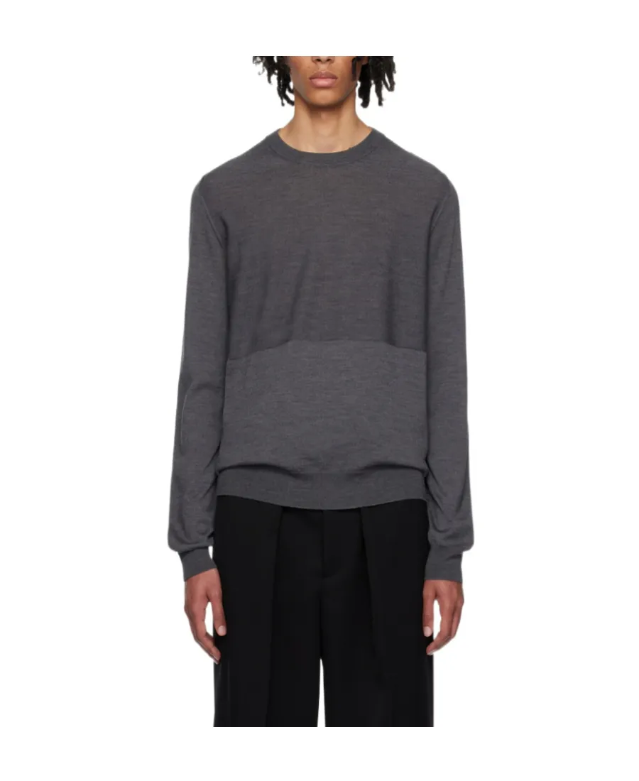 Crew-Neck Wool Sweater