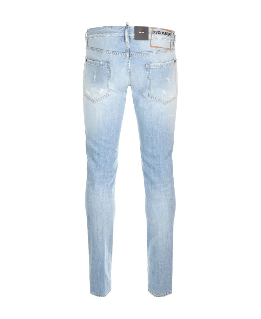 Dsquared2 Straight-Leg Distressed Jeans