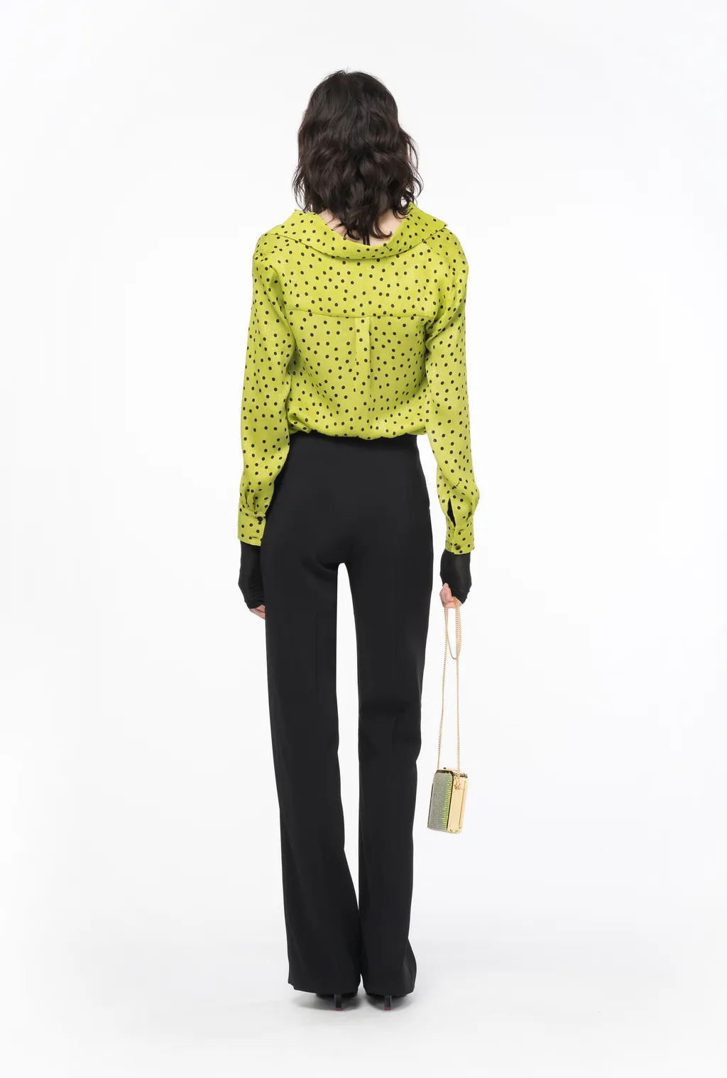 Pinko High Waist Flared Trousers