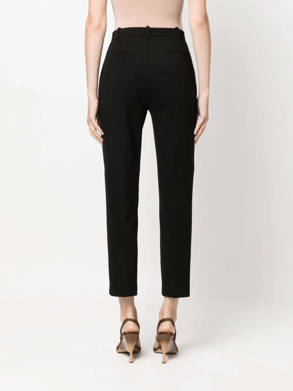 Pinko High Waist Tapered Leg Trousers