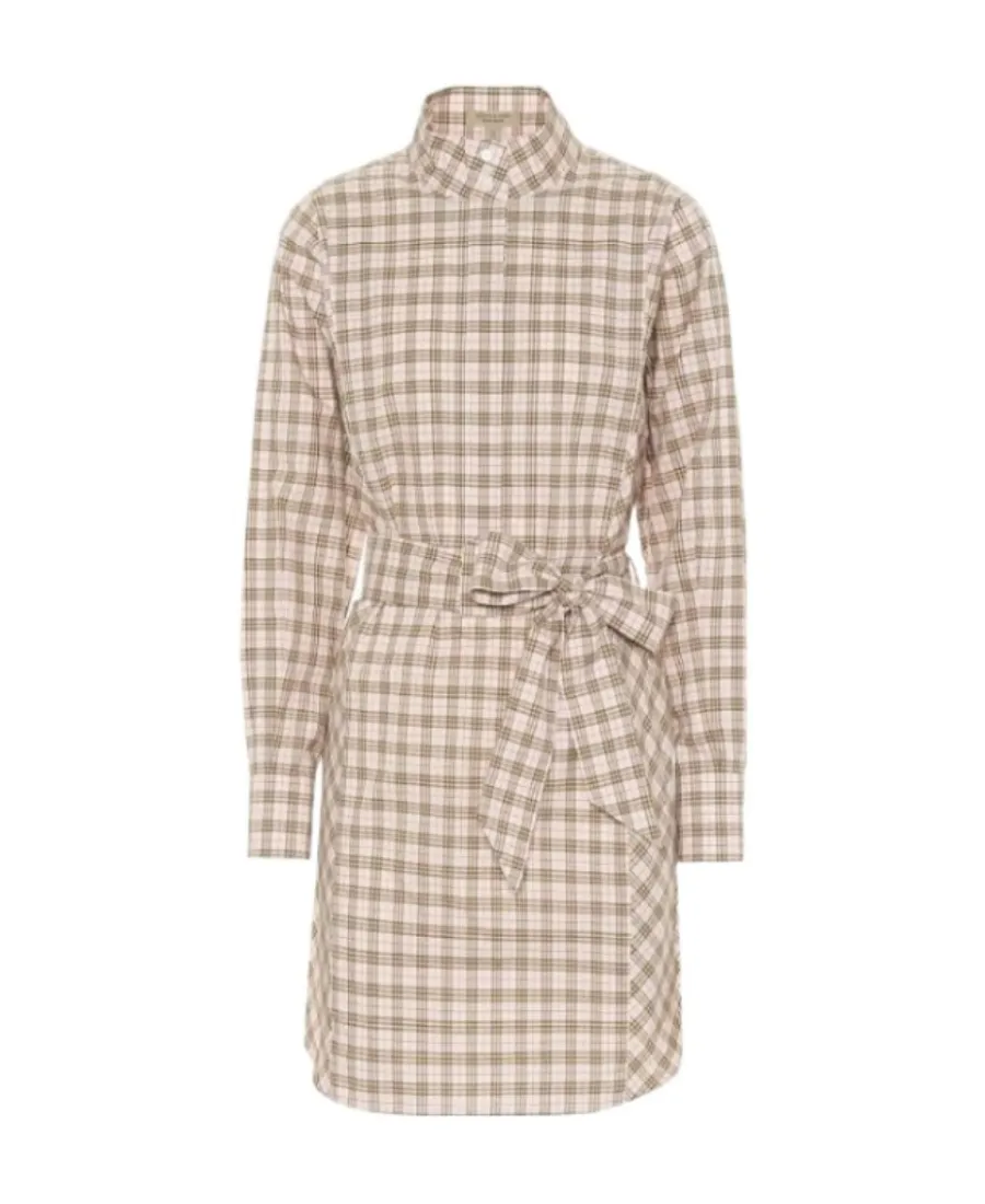 Checked Lace Dress