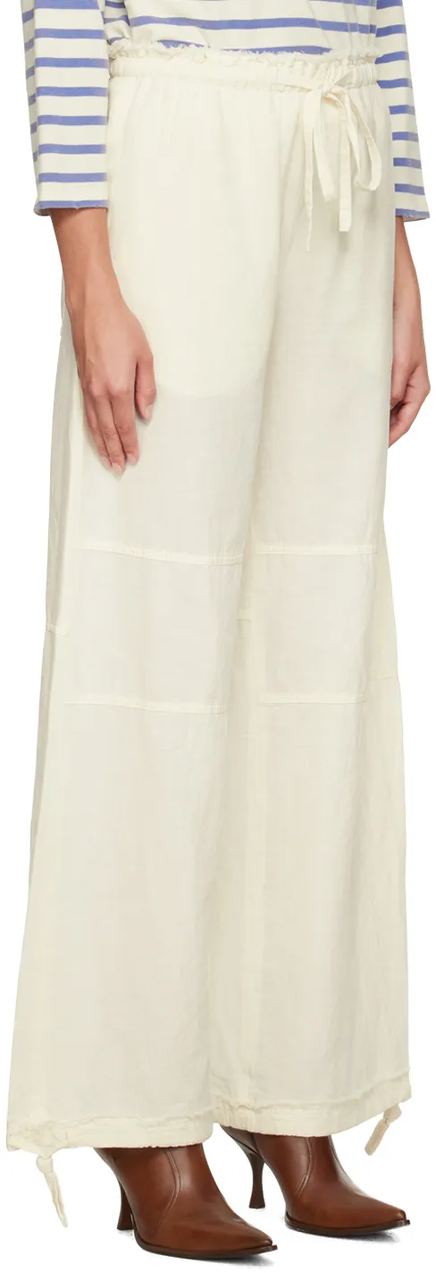 Drawstring-Detail Palazzo Pants