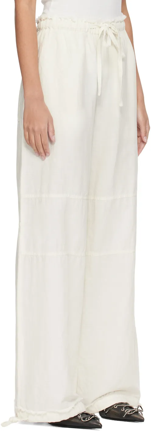 Drawstring-Detail Palazzo Pants
