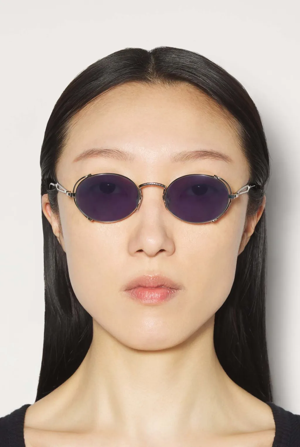 The Silver 55-3175 Round-Frame Sunglasses