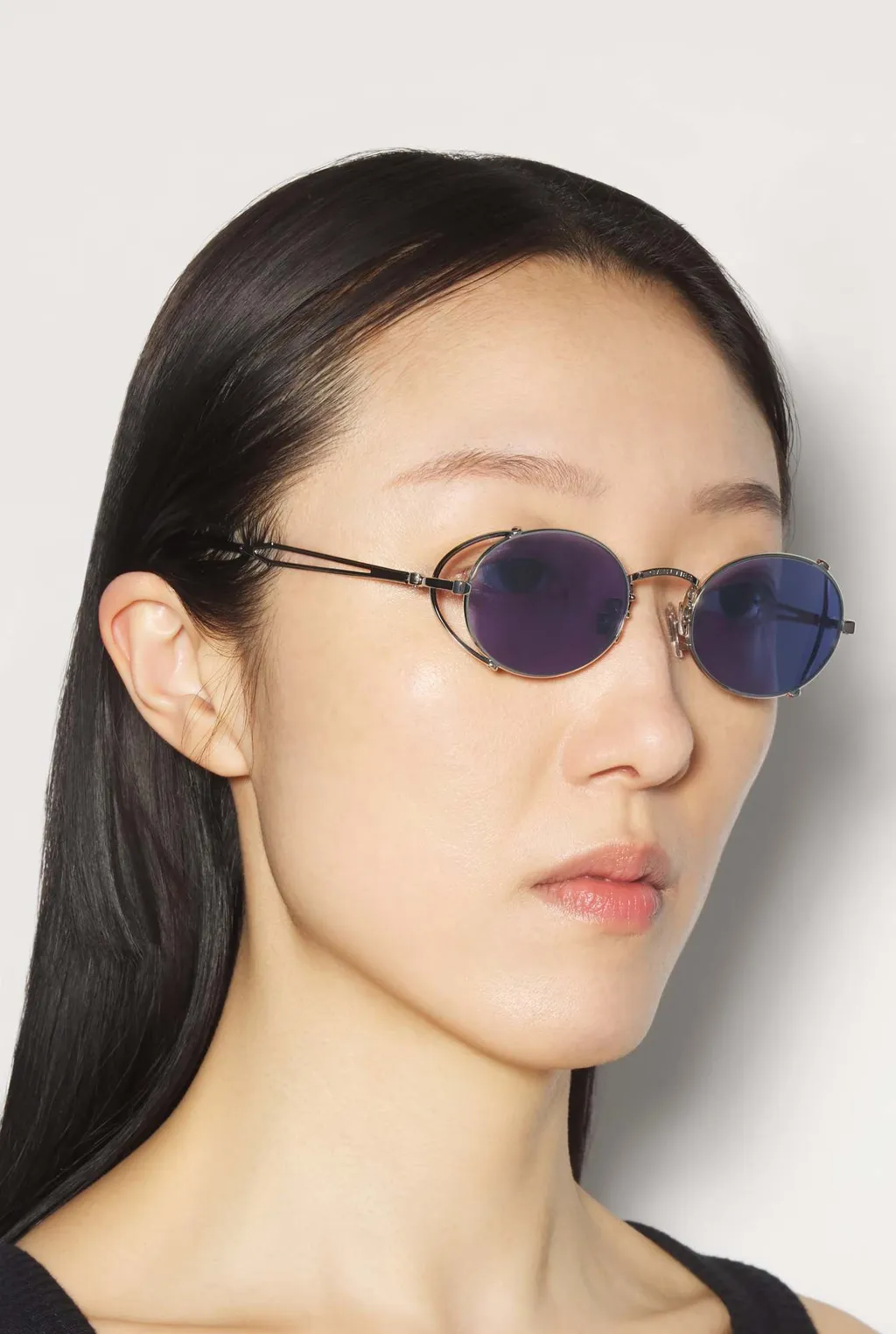 The Silver 55-3175 Round-Frame Sunglasses