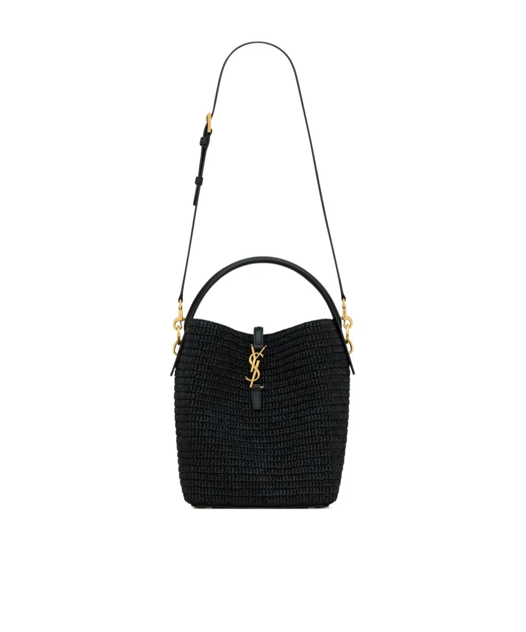 Saint Laurent Le 37 Logo Plaque Bucket Bag