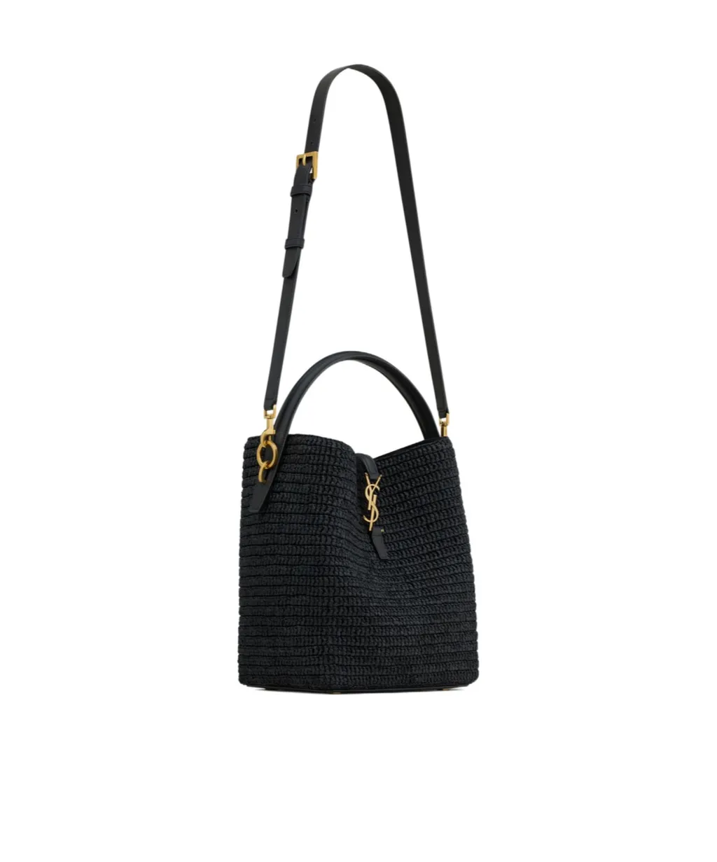 Saint Laurent Le 37 Logo Plaque Bucket Bag